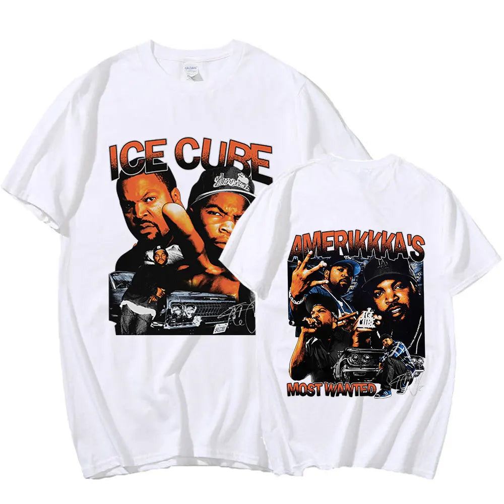 Ice Cube Amerikkka's Most Wanted T-shirt Mens Fashion